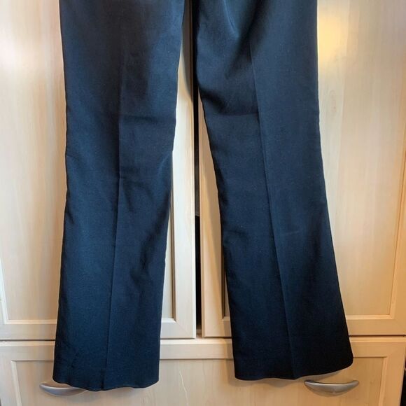 Mandee solid Black Dress Pants high waist open leg Size 3 - Picture 6 of 8